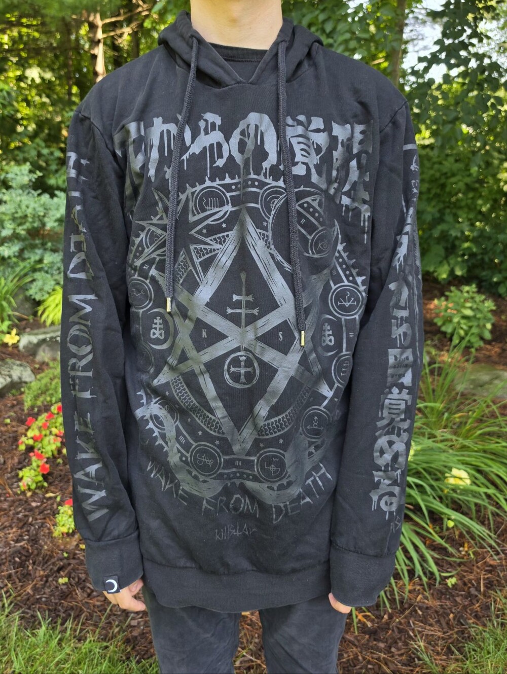 Killstar Wake From Death Unisex Graphic Hoodie (L)
